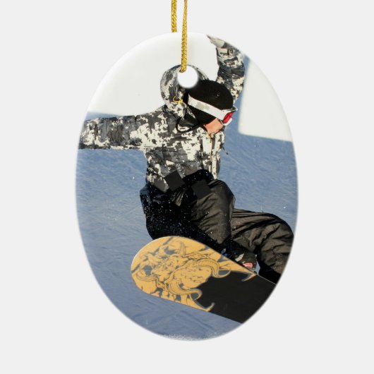 Snowboard Launch Ornament (Achterkant)