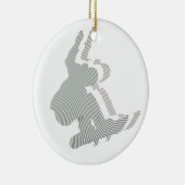 Snowboard Logo Design Ornament (Rechts)