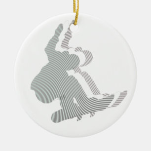 Snowboard Logo Design Ornament
