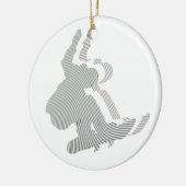 Snowboard Logo Design Ornament (Links)