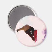 Snowboard luchtmagneet magneet (Voorkant / Achterkant)