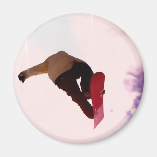 Snowboard luchtmagneet magneet (Voorkant)