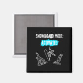 Snowboard-modus geactiveerd magneet (Voorkant / Achterkant)