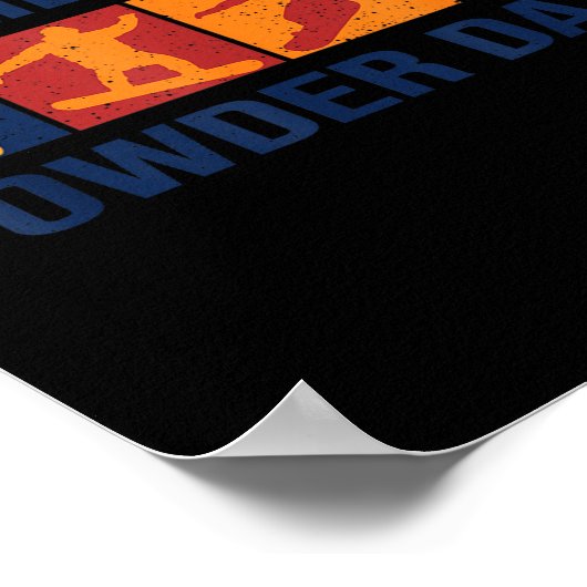 Snowboard - No Friends On Wder Days - Snowboarder  Poster (Hoek)