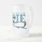 SnowBOARD OF DIE Matglas Bierpul (Voorkant rechts)