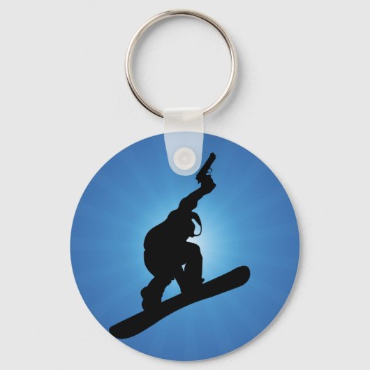 Snowboard Outlaw Sleutelhanger (Voorkant)