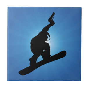 Snowboard Outlaw Tegeltje