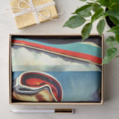  snowboard pin-up tissuepapier (Geschenk)