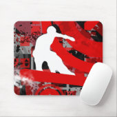 snowboard. poederspoor. muismat (Met muis)