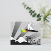 snowboard : regenboogpoederspoor kaart (Staand voorkant)