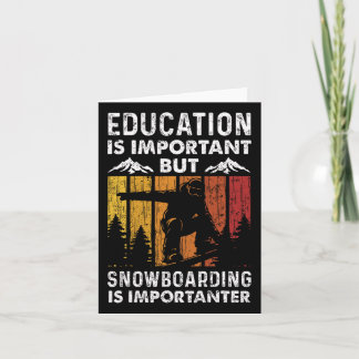 Snowboard retro-educatie is mogelijk kaart
