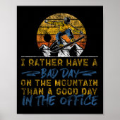 Snowboard  retro heb ik liever poster (Voorkant)