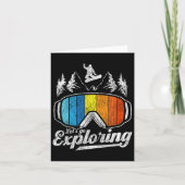 Snowboard  Retro Let's Go Expl Kaart (Voorkant)