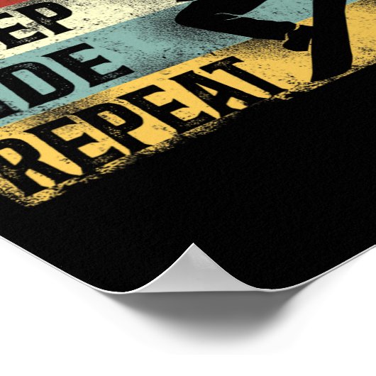 Snowboard  Retro Ride Poster (Hoek)