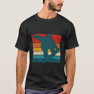 Snowboard Retro Snowboarder G T-shirt
