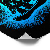 Snowboard Snowboard Kinder Jongens Mannen Poster (Hoek)