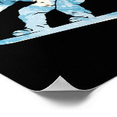Snowboard Snowboard Mountains  Poster (Hoek)