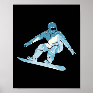 Snowboard Snowboard Mountains Poster