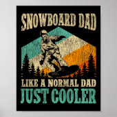 Snowboard snowboard vader vader  retro Sn Poster (Voorkant)