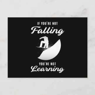 Snowboard Snowboarden Snowboarder Grappig cadeau Briefkaart