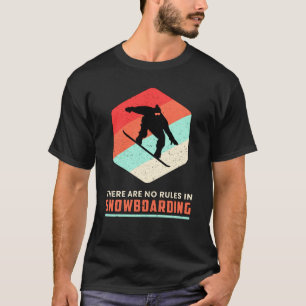 Snowboard Snowboarder Retro Gift T-shirt