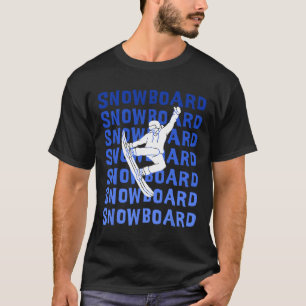 Snowboard Snowboarder Shredding Kinder wintersport T-shirt