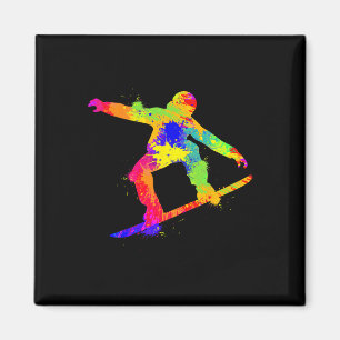Snowboard Snowboarder Snowboarden Jongens Kinder M Magneet