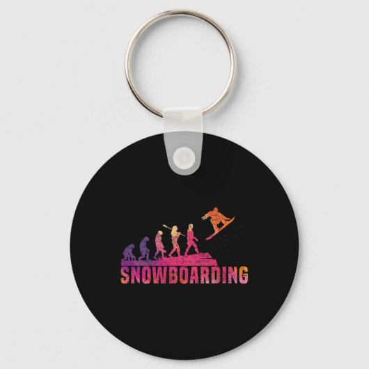 Snowboard Snowboarding Evolution Freestyle Snowboa Sleutelhanger (Voorkant)