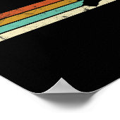 Snowboard Snowboarding Retro Poster (Hoek)