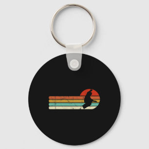 Snowboard Snowboarding Retro Sleutelhanger