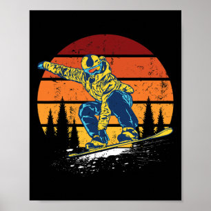 Snowboard Snowboarding Snowboarder Winter Poster