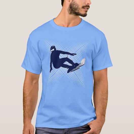 Snowboard Sports Jeu Homme T-Shirt (Devant)