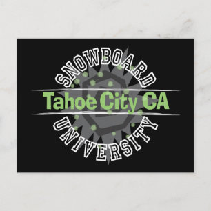 Snowboard University - Tahoe City NL Briefkaart
