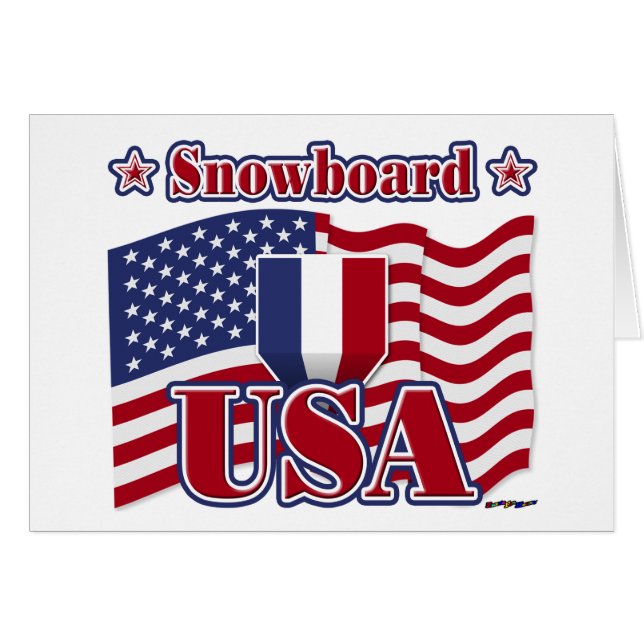 Snowboard USA (Devant horizontal)