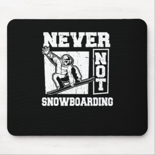 Snowboard Wintersport - Snowboarder Muismat