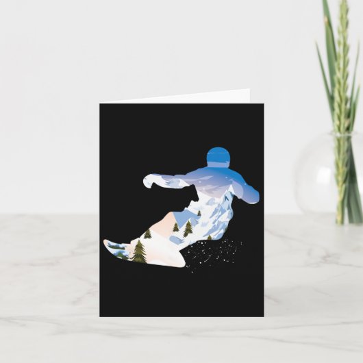 Snowboardbord 1 kaart (Voorkant)
