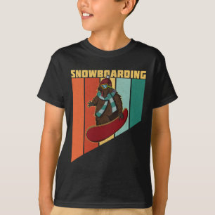 Snowboarden Activiteit Outdoor Mountain Skiën Reco T-shirt