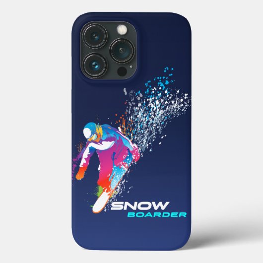 Snowboarden Case-Mate iPhone Case (Achterkant)