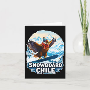 Snowboarden Condor in de bergen van Chili Kaart