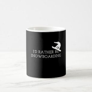 Snowboarden - Ik zou liever op instapniveau zitten Koffiemok