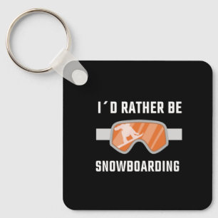 Snowboarden - Ik zou liever op instapniveau zitten Sleutelhanger