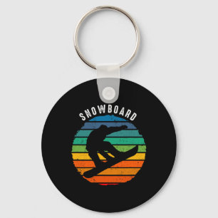 Snowboarden Kleding - Sunset Snowboard Sleutelhanger