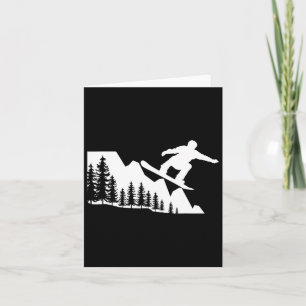 Snowboarden Mountain Winter Sport Adventure Sneeuw Kaart