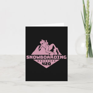 Snowboarden Mountains Snowboarder W Kaart