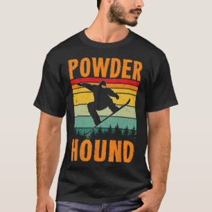 Snowboarden - Poederhond T-shirt