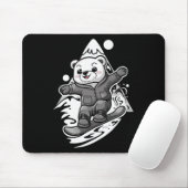 Snowboarden Polar Beer Mountain Snowboard Snowboa Muismat (Met muis)
