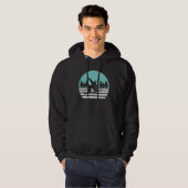 Snowboarden Retro Hoodie (Voorkant volledig)