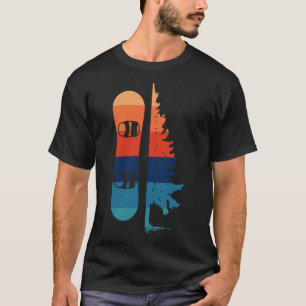 Snowboarden Retro Skier Kleding Retro Sno T-shirt