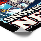 Snowboarden Snow Leopard avontuur in Nepal Poster (Hoek)