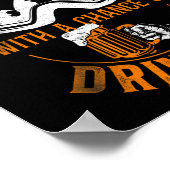 Snowboarden Snowboard Beer 1 Poster (Hoek)